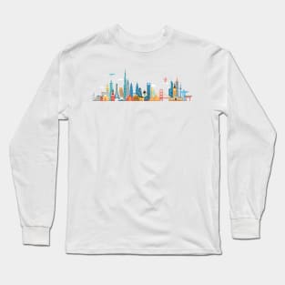 World skyline Long Sleeve T-Shirt